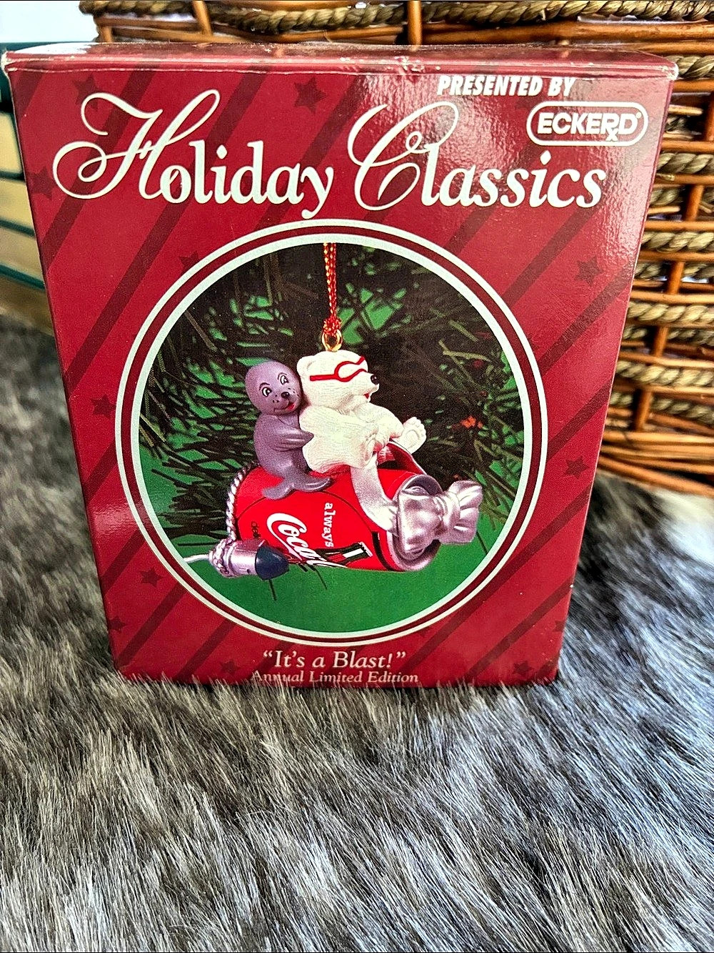 Eckerd It's A Blast! Annual Limited Edition Collectible Ornament Coca-Cola Bear
